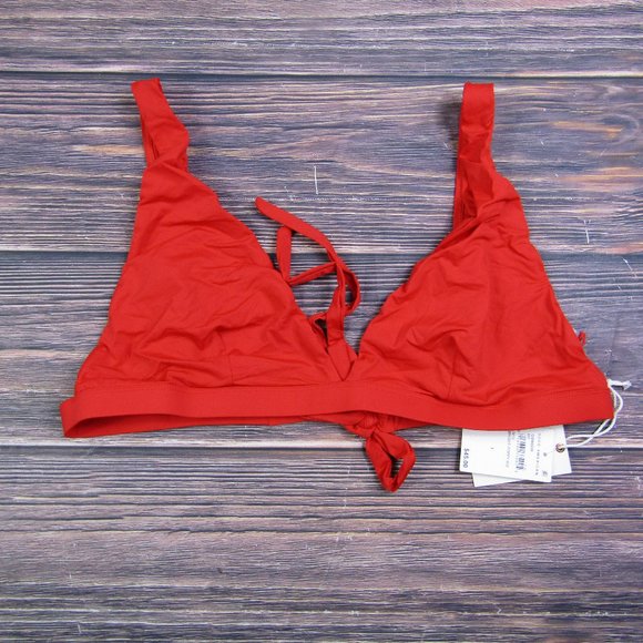 Good American Other - Good American NEW 4XL Size 7 Red Sexy Boost Bikini Top Swim Strappy